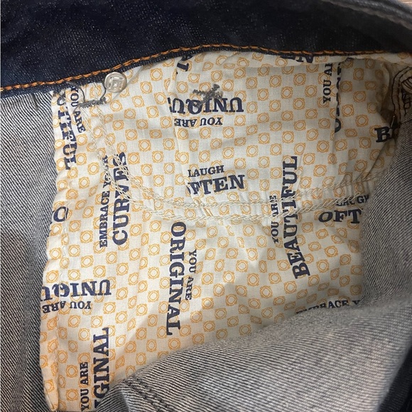 Lee Modern Series Dark Blue Flare Women's Jeans Curvy Fit Bootcut - Picture 6 of 9